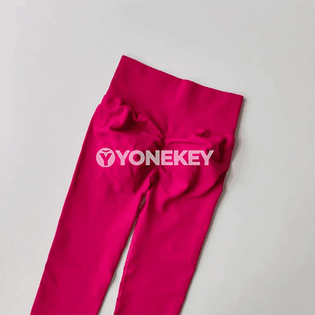 Zenanlar üçin ýokary belli dikinsiz sport leggins – göteriji, rahat
