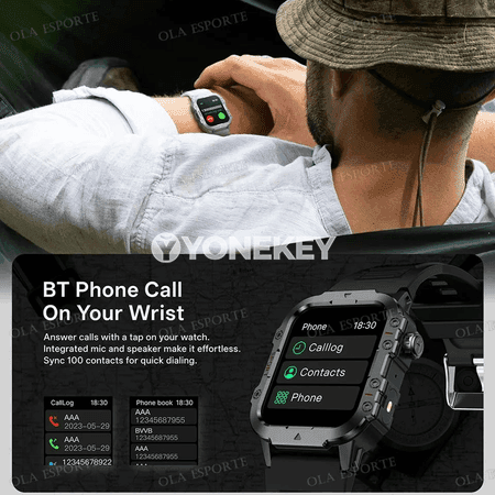 HW12 akylly sagat, 2.01" AMOLED, GPS, Bluetooth jaň, 10ATM
