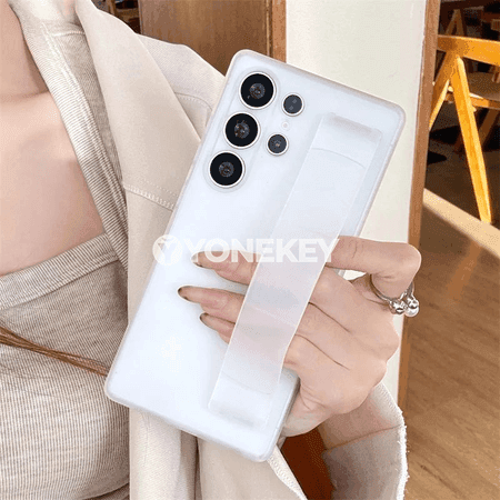 Samsung S23–S25 üçin inçe silikon telefon gapagy, gaýyşly