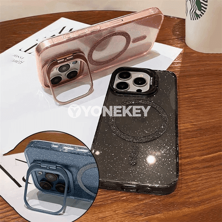 iPhone üçin magsafe akkly ýylpyldawuk gorag çeholy