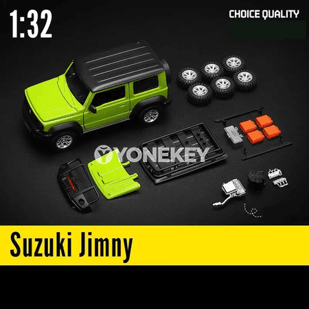 Suzuki Jimny 1:32 diecast metall SUV modeli, gyzykly kolleksiýa