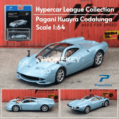 Pagani Huayra Codalunga 1:64 metal awtoulag modeli, kolleksiýa üçin