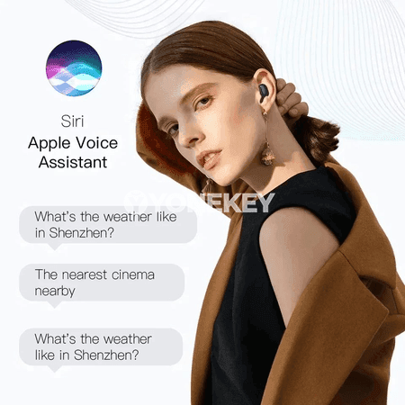 E6S simsiz Bluetooth gulaklyklar, mikrofonly, su geçirmeýän