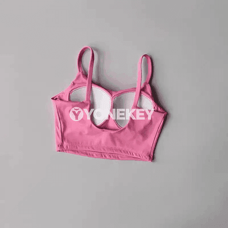 Aýallar üçin sport bra-top, ýoga we fitnes üçin, padly, dem alýan