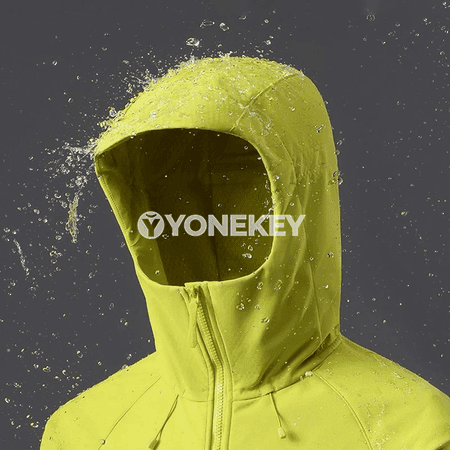 LNGXO uniseks suw geçirmeýän ýyly softshell jaket, gezelenç üçin
