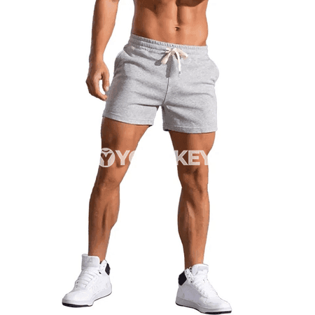 Erkekler üçin ýeňil sport şortikleri, ylgaw we fitnes üçin