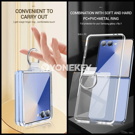 Samsung Galaxy Z Flip üçin halka tutawaçly goragly mata gap