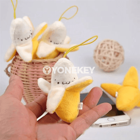 Banan görnüşli ýumşak oýunjak asma, sowgat üçin 1–10 sany