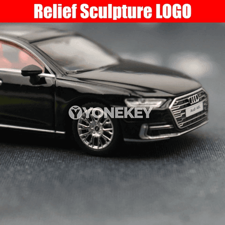 1:64 Audi A8L diecast metal model oýunjak awtoulag