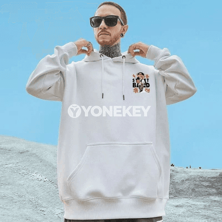 Erkekler üçin oversized kapşonly pulower, ajdarbasy çaply