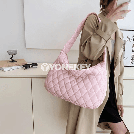 Aýal-gyzlar üçin nylon egin sumkasy, giň göwrümli gündelik model