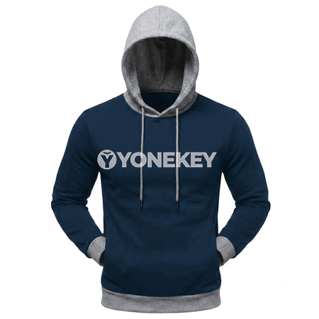 Erkekler üçin sport kapýuşonly penjek — ýyly, döwrebap, gündelik stil