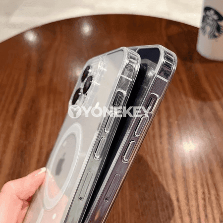 iPhone üçin açyk magnitli zarýad gapagy, ýeňil goraýjy