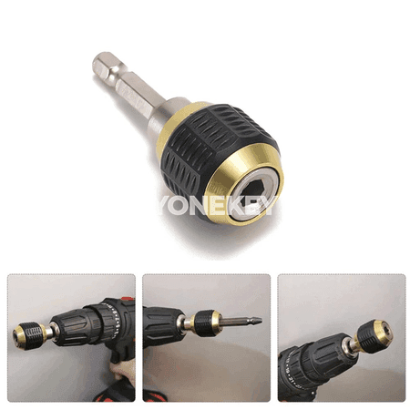 Hexagonal shank drill bit adapteri, çalt baglanyşykly gurluşyk guraly