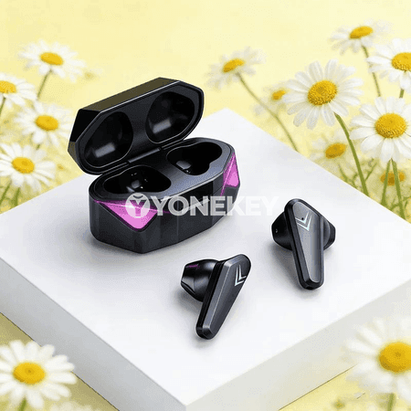 CHUBAN TWS simsiz Bluetooth oýun nauşnigi, mikrofonly