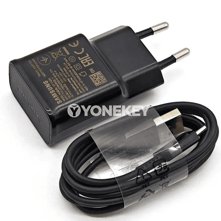 Samsung 15W çalt zarýad beriji adapter, Type-C kabel bilen
