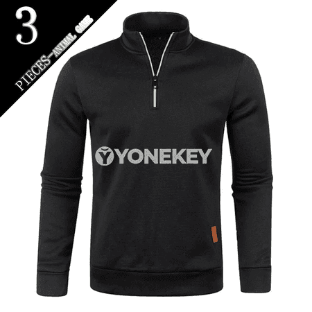Erkekler üçin ýeňil zipli sport sweatshirt, ýaz- güýz üçin
