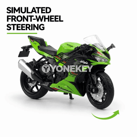 Kawasaki Ninja ZX-6R 1:18 metal model motosikl