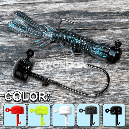 Ned Rig jig başlyklary, 5 sany — 2.8g/3.5g/4.6g/7g