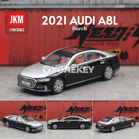 1:64 Audi A8L diecast metal model oýunjak awtoulag