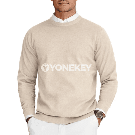 Erkekler üçin ýeňil trikotaž switer, uzyn ýeňli gündelik jumper