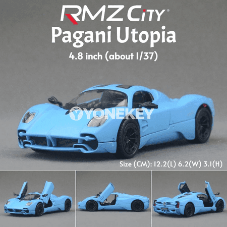 Pagani Utopia 1:38 metal awtoulag modeli, ýasama kolleksiýa