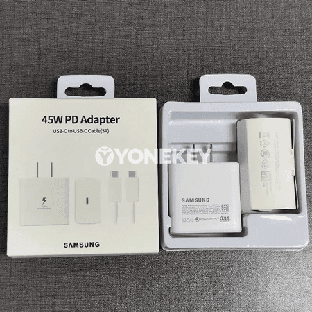 Samsung 45W US zarýad beriji, Type-C kabel bilen