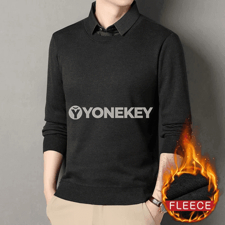 Erkekler üçin gyş polo köýnegi, ýeňil ýyly trikotaž, slim fit