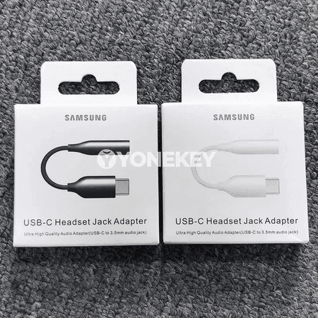 Samsung üçin USB-C - 3.5 mm AUX nauşnik adapteri