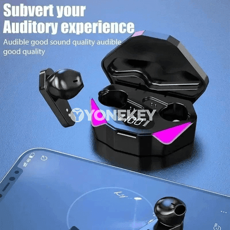 CHUBAN TWS simsiz Bluetooth oýun nauşnigi, mikrofonly