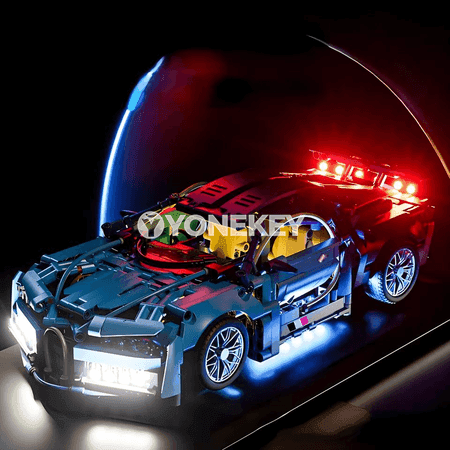 Sport awtoulag gurluşyk toplumy, 3D blok model, çagalar üçin DIY sowgat