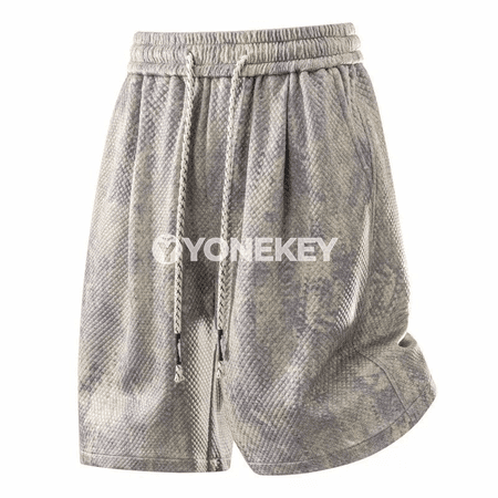 Erkekler üçin letki trikotaž Bermuda şortik, tomusky gündelik model