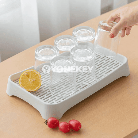Dikdörtgen çaý tabagy — öý we aşhana üçin köptaraply tarelka