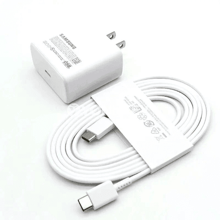 Samsung 45W çalt zarýad beriji adapter, US plug, Type-C kabelli