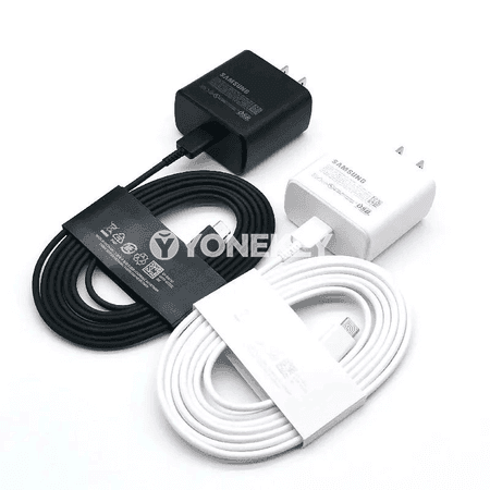 Samsung 45W çalt zarýad beriji adapter, US Plug, Type-C kabel bilen