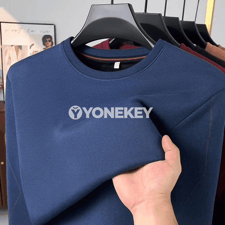Erkekler üçin gündelik uzyn ýeňli giň kesimli sweatshirt