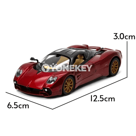 Pagani Utopia Coupe 1:36 metal modeli, çekilýän oýnawaç awtoulag