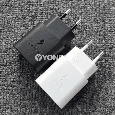 Samsung üçin 25W PD çalt zarýad beriji, USB-C kabel bilen