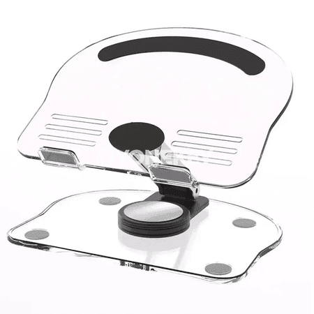 Akril telefon we planşet stendi, 360° öwrülýän, bukulýan