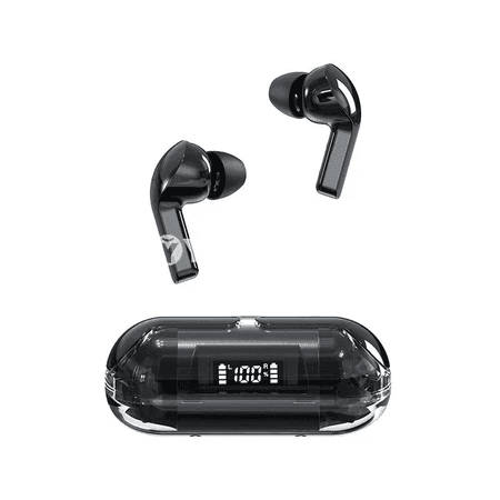Bluetooth 5.3 simsiz TWS nauşnik, täsirli sesli we mikrofonly