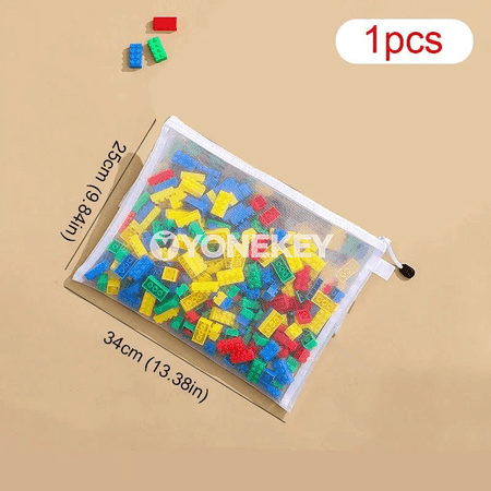 3 sany köp maksatly transparent fermuarly saklaýyş sumkasy