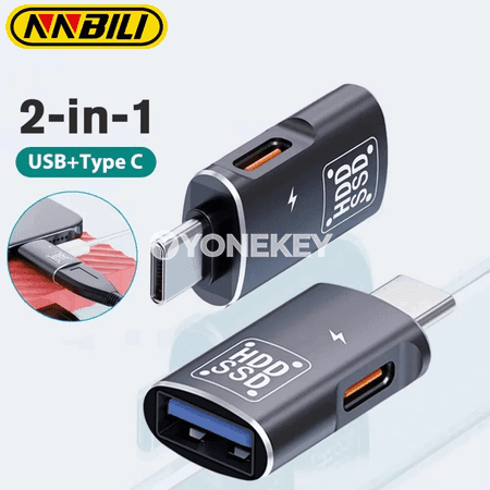 NNBILI USB-C / USB OTG adapter, zarýad we maglumat geçiriş