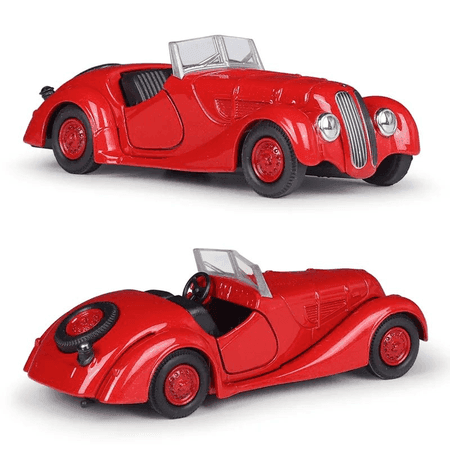 1:36 BMW 328 metal retro model awtoulag