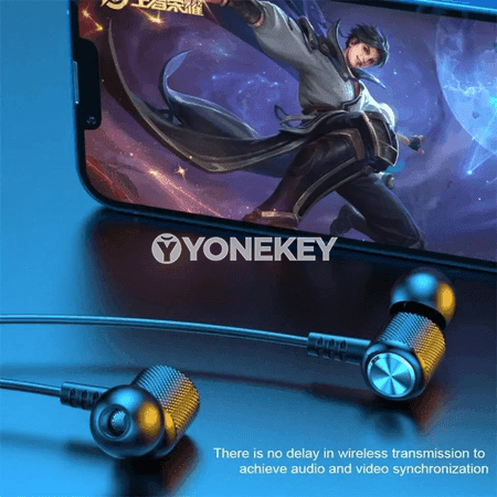 Bluetooth 5.3 sport gulakly nauşnik, magnitli, mikrofonly
