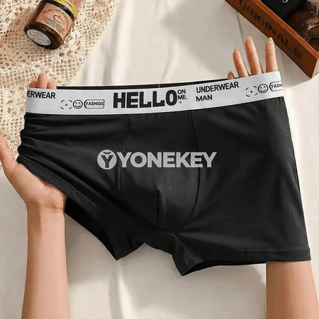 Erkekler üçin ýeňil we dem alýan boxer içki balak, 1 bölek
