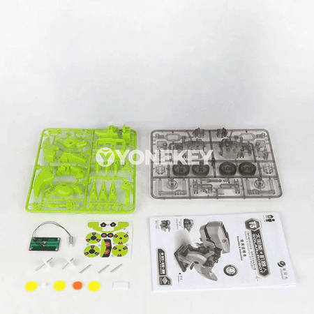 Çagalar üçin gün energiýaly dinozawrly STEM ylmy DIY oýunjak