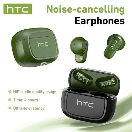 HTC AI terjimeçi Bluetooth gulak içi nauşnikler, sport üçin