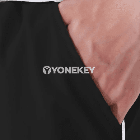 Erkekler üçin keşdeli sport balaklar, rahat gündelik model