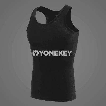 Erkekler üçin sap pagta sport maýkasy, 1/3 bölek, S–XL