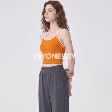 Zenanlar üçin sport top, döş padli, yoga we fitnes üçin amatly